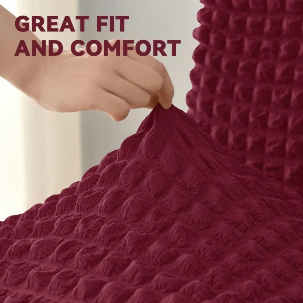 New 4pc Burgandy Chair Covers